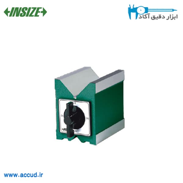 وی بلاک مگنتی 95*70*100 میلیمتر INSIZE (با گارانتی رسمی شرکت اینسایز) مدل 6801-1202
