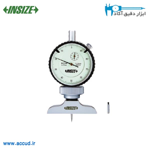 عمق سنج سوزنی ساعتی 10-0 میلی متر INSIZE (با گارانتی رسمی شرکت اینسایز) مدل 2341-101