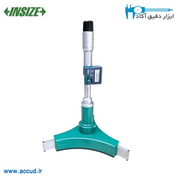 میکرومتر داخل سه فک دیجیتال 225-200 میلی متر INSIZE (با گارانتی رسمی شرکت اینسایز) مدل 3127-225