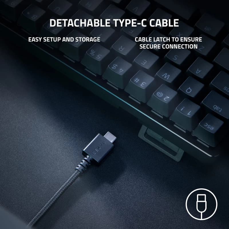 کیبورد مخصوص بازی ریزر مدل Huntsman Mini – Analog Optical Switches — تصویر ۳