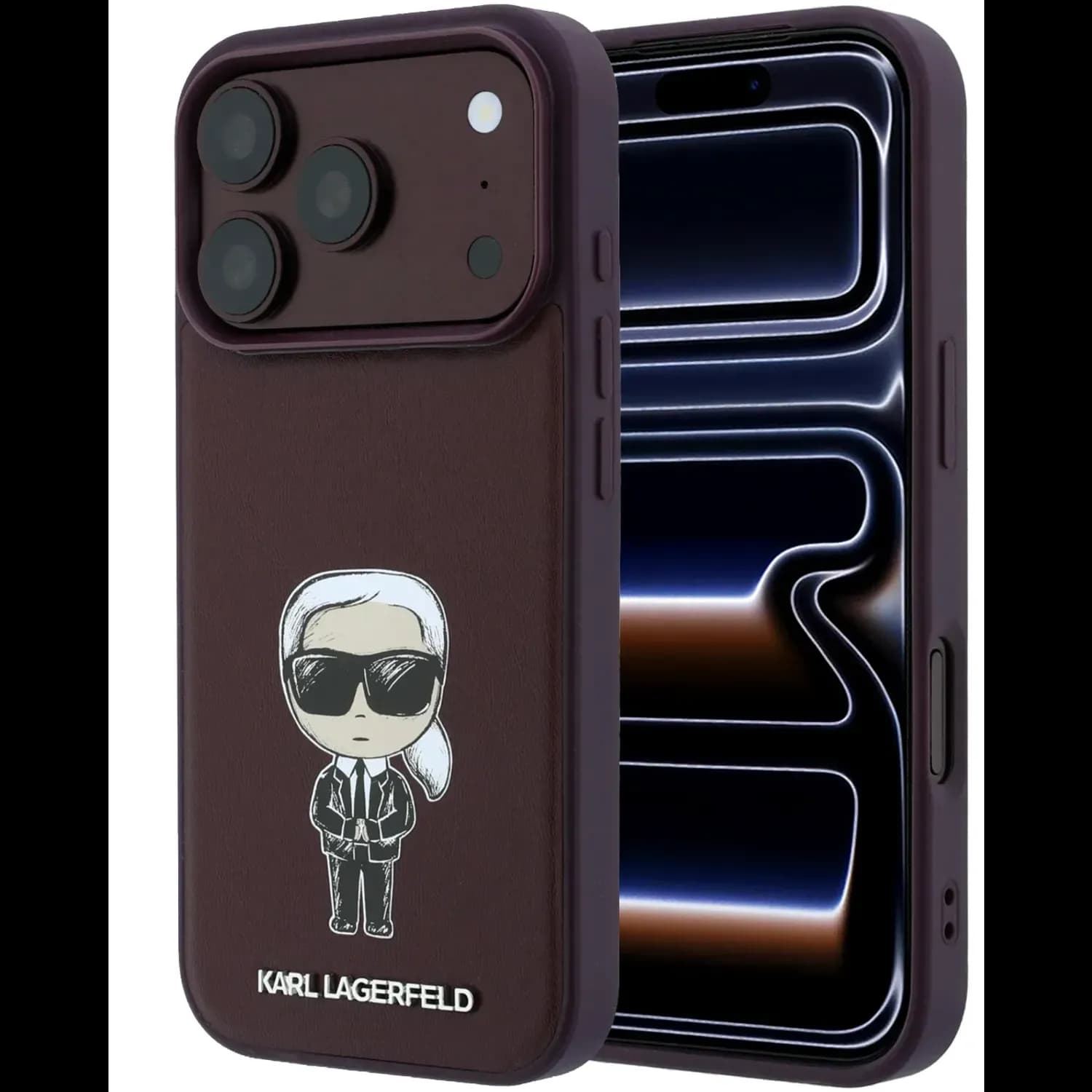 قاب کارل لاگرفلد Karl Lagerfeld Smooth PU Ikonik Sketch Hard Cover