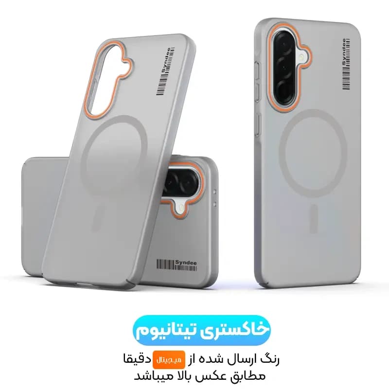 قاب نیمه مات فوق نازک از برند Soft Sanding برای Samsung Galaxy A57 با پشتیبانی مگ سیف — تصویر ۳