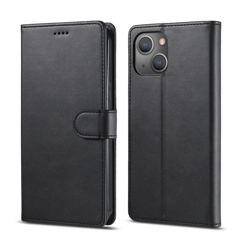 کیف چرمی iPHONE 13 مدل لپ تاپی جاکارتی دار (محافظ لنزدار) — تصویر ۲