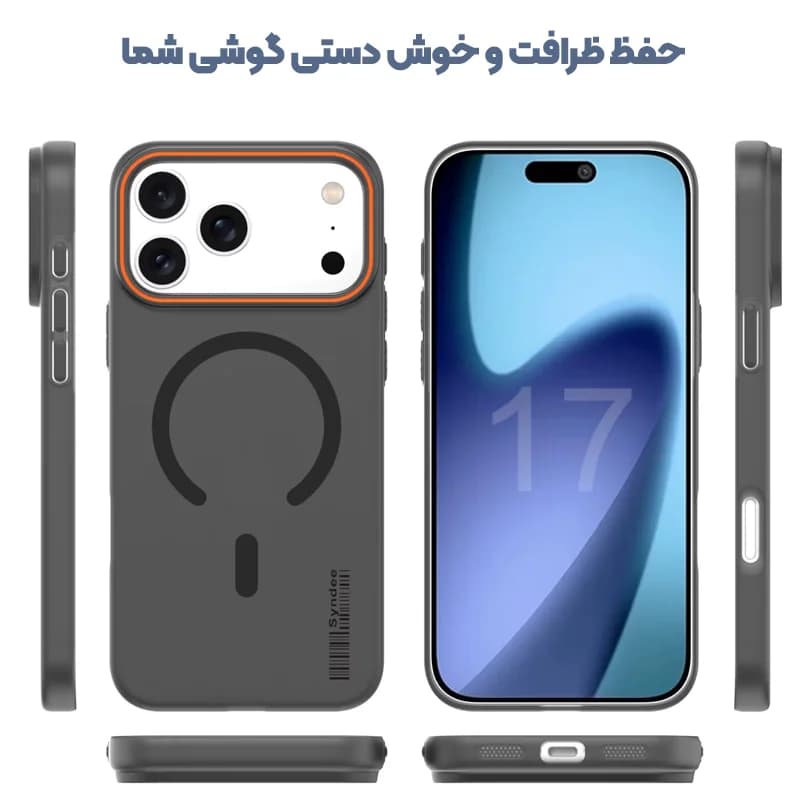 قاب نیمه مات فوق نازک از برند Soft Sanding برای Xiaomi 15T با پشتیبانی مگ سیف — تصویر ۸