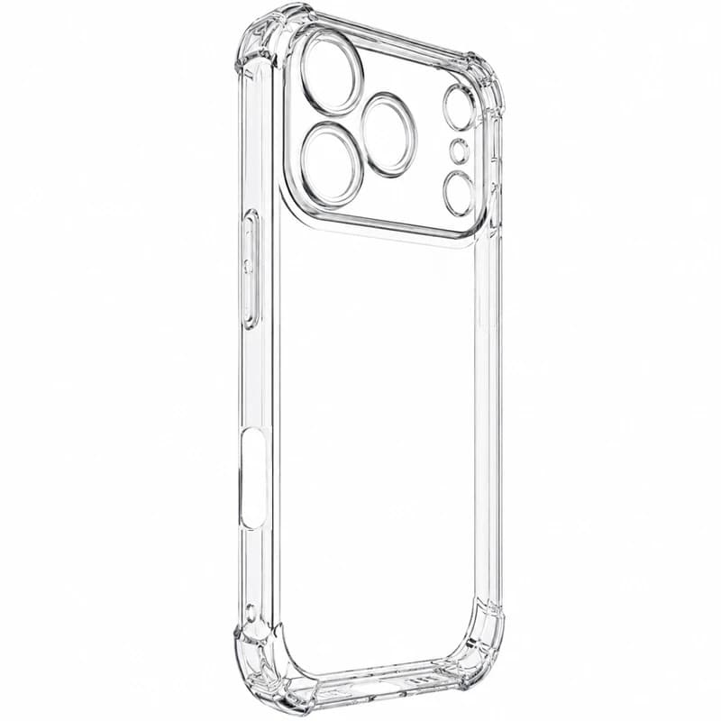 گارد شفاف ایربگ دار برای گوشی IPHONE 17 Pro مدل ژله ای محافظ لنزدار