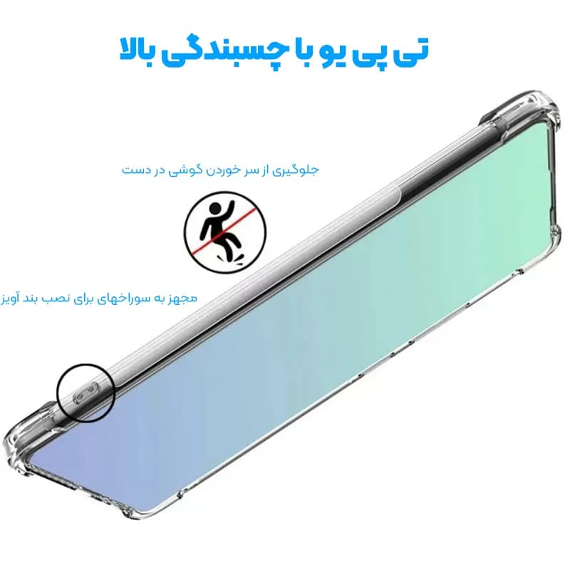 گارد شفاف ایربگ دار برای گوشی IPHONE 17 Pro مدل ژله ای محافظ لنزدار — تصویر ۶