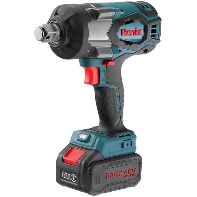 کیت بکس شارژی براشلس 3/4 اینچ 1350 نیوتن متر رونیکس مدل 8927-40V