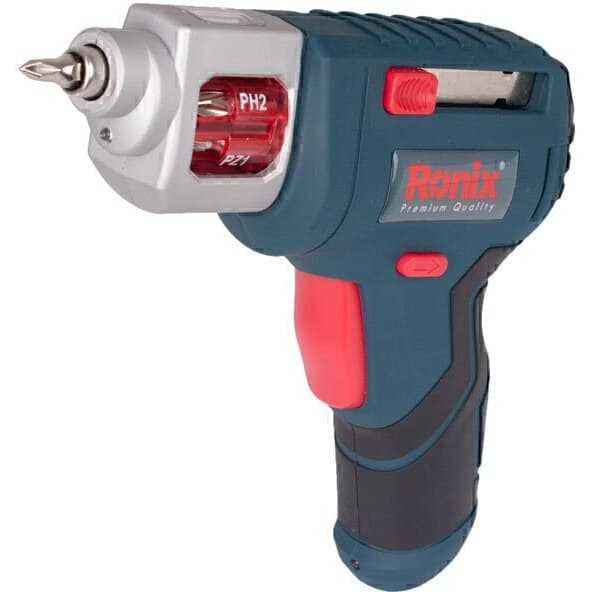 پیچ گوشتی شارژی خشابی 3/6 ولت LiIon (باطری لیتیوم سامسونگ کره) رونیکس مدل 8505