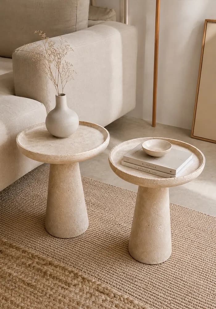 میز عسلی سنگی