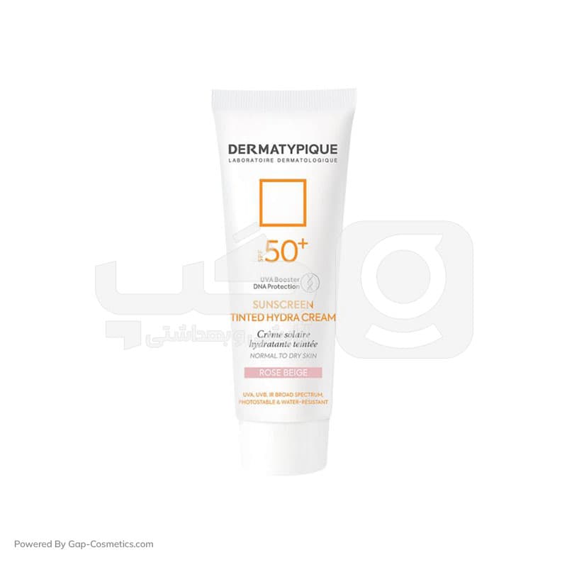کرم ضد آفتاب SPF 50 درماتیپیک Dermatypique مدل رزبژ مناسب پوست خشک و نرمال حجم 50 میلی لیتر