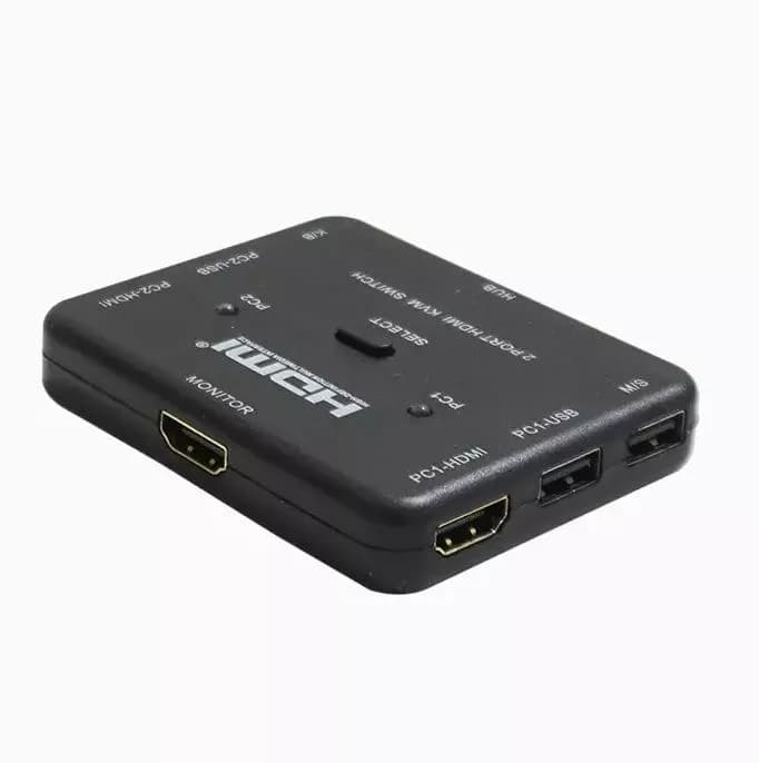 کی وی ام سوییچ 2 پورت HDMI وی نت V-K302