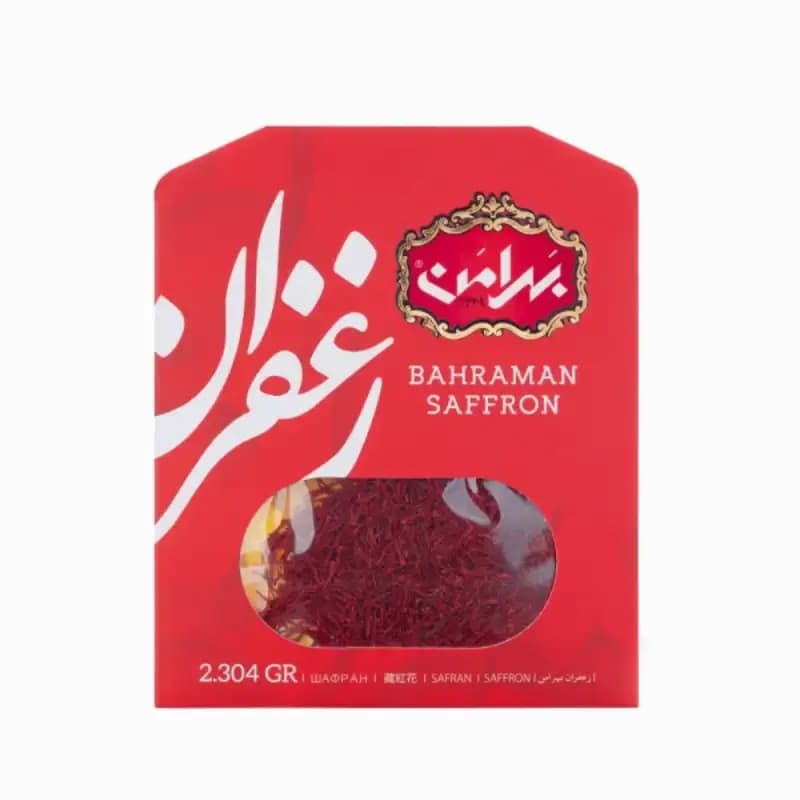زعفران قائنات بهرامن نیم مثقالی (وزن ۲/۳۰۴ گرم)