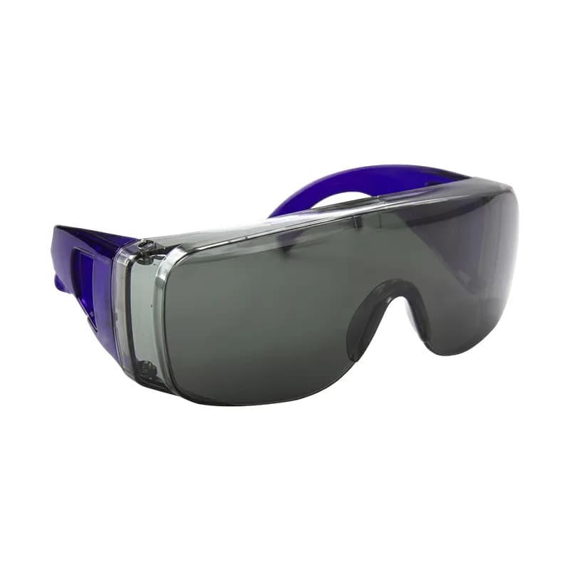 عینک ایمنی کرکره ای دودی زروان | Smoked Vented Safety Glasses Zervan