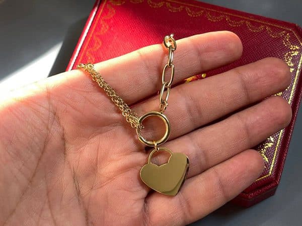 گردنبند قلب ساده — تصویر ۳