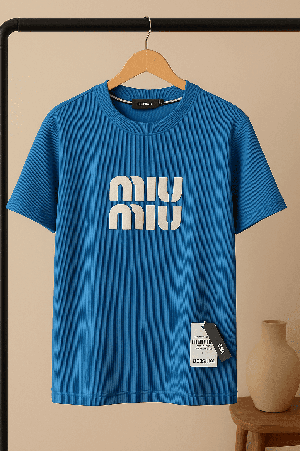 تیشرت 171014 MIUMIU آبی