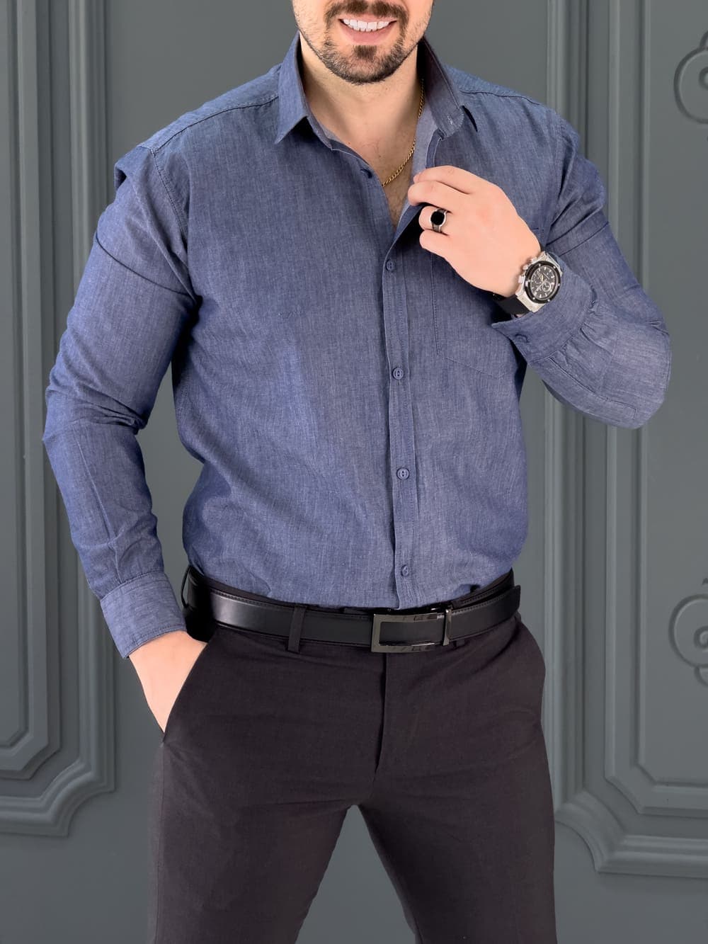 پیراهن 031620 VICO آبی