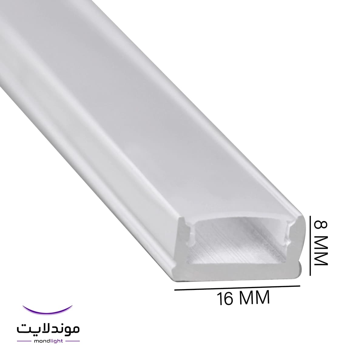 لاین نوری کابینتی کد ML15 | برش ۱.۶ سانتی‌متر | تک‌لاین
