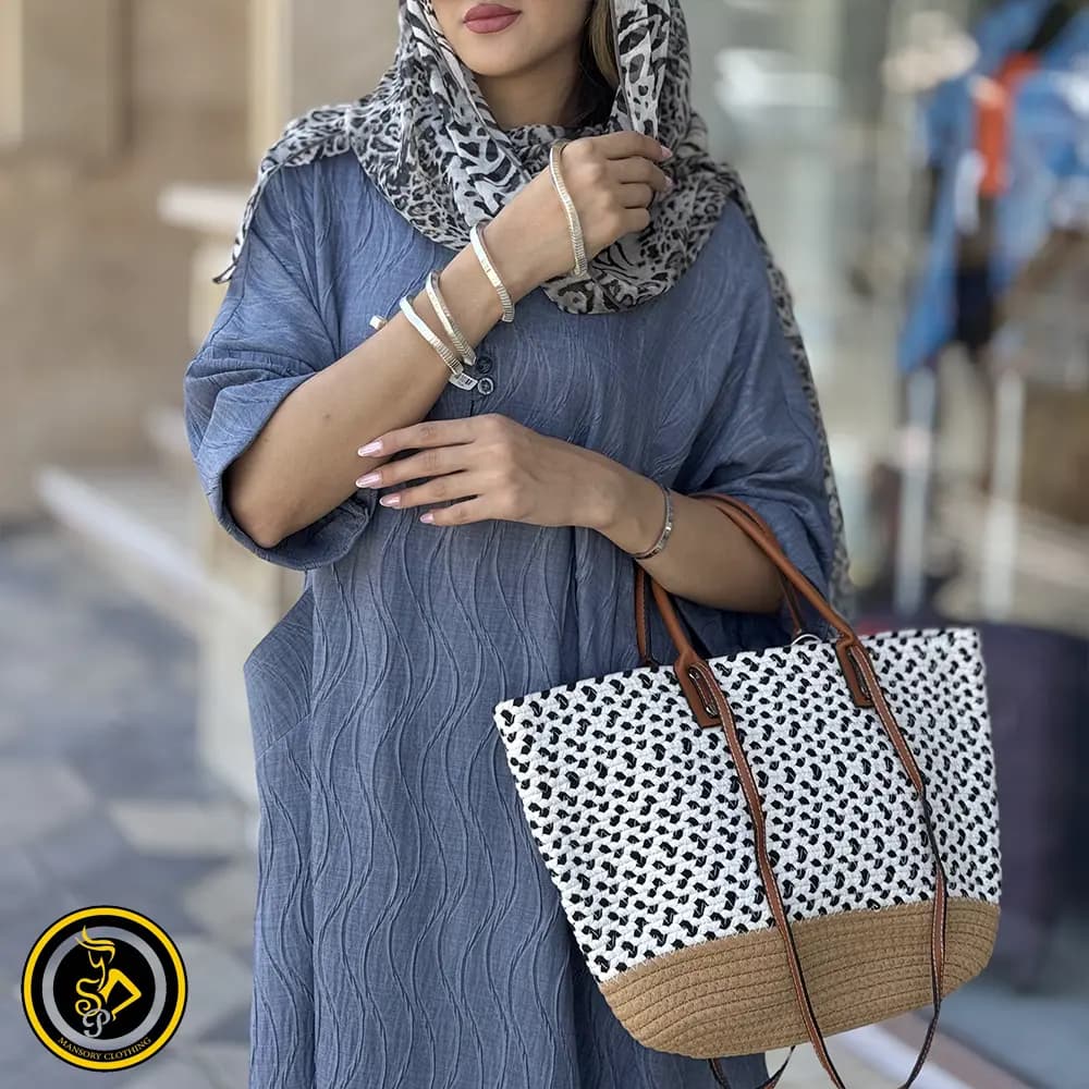 کفتان طرح موجی آستین پاکتی — تصویر ۳