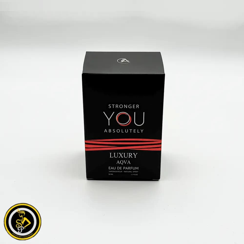 ادکلن مردانه استرانگر ویت یو ابسولوتلی برند لاکچری آکوا — تصویر ۴