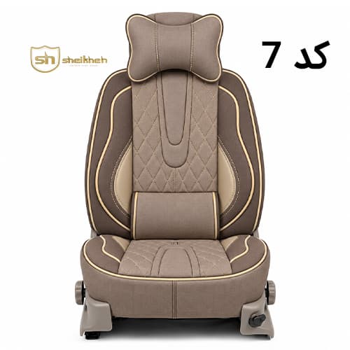 روکش صندلی پارچه ای سمند جدید مدل طبی VIP — تصویر ۸