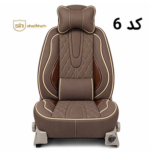روکش صندلی پارچه ای سمند جدید مدل طبی VIP — تصویر ۷