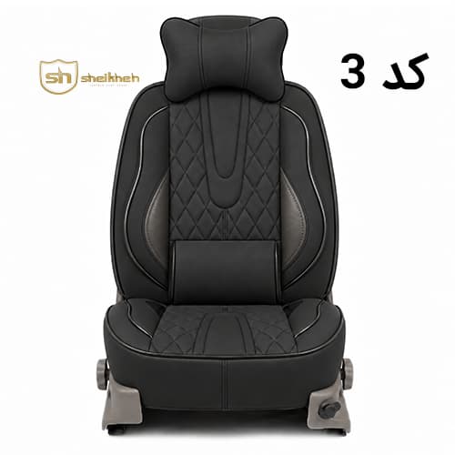روکش صندلی پارچه ای سمند جدید مدل طبی VIP — تصویر ۴