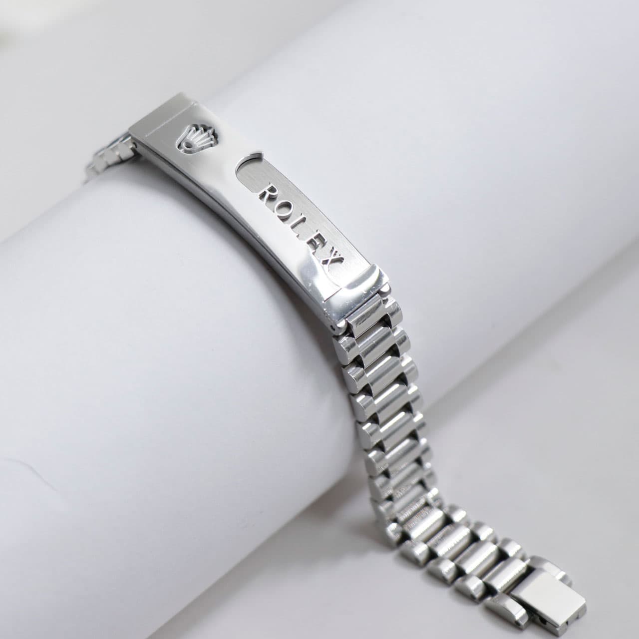 دستبند رولکس مردانه رنگ نقره ای 12mm وارداتی 5 کد 72051
