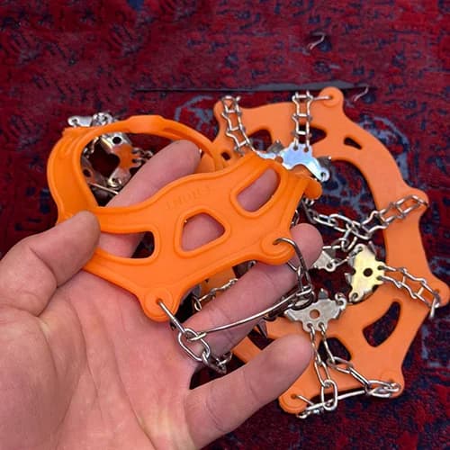 کرامپون ژله ای 24 شاخه (زنجیر کفش) سایز 36 تا 44 — تصویر ۳