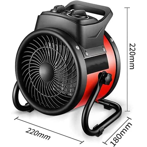 بخاری برقی فن‌ دار صنعتی 3500 وات مدل NSB-300C1 — تصویر ۵