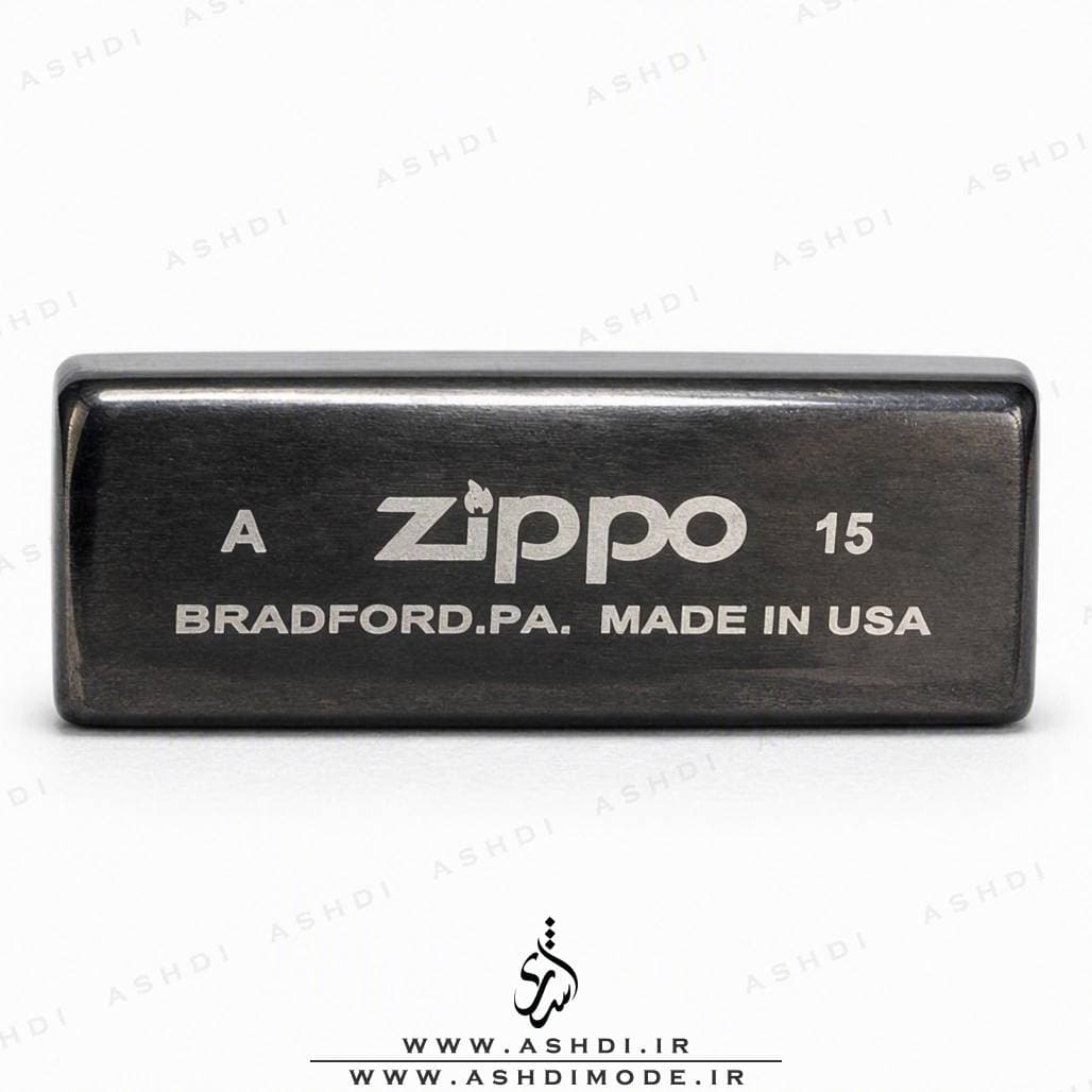 فندک زیپو های کپی مدل ساده طلایی 02 | Golden 02 Zippo Lighter — تصویر ۲