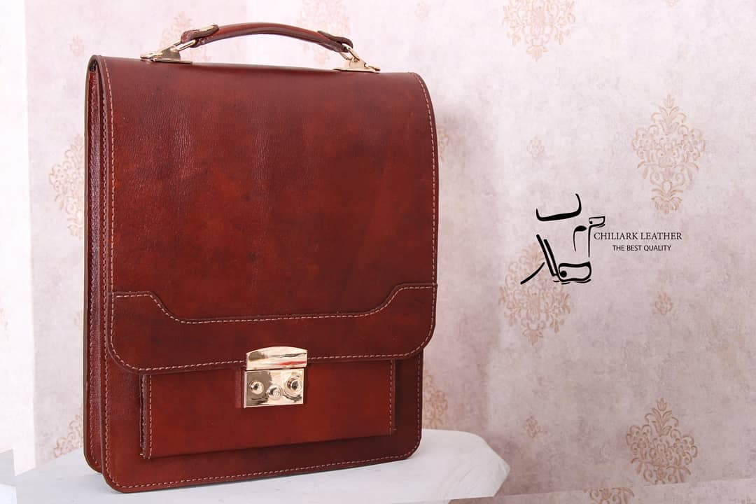 کیف چرم نیمه اداری دانشجویی کد 10256