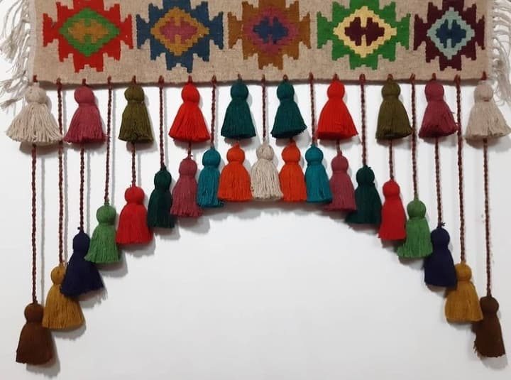 سردری گلیمی پشمی کد 10457