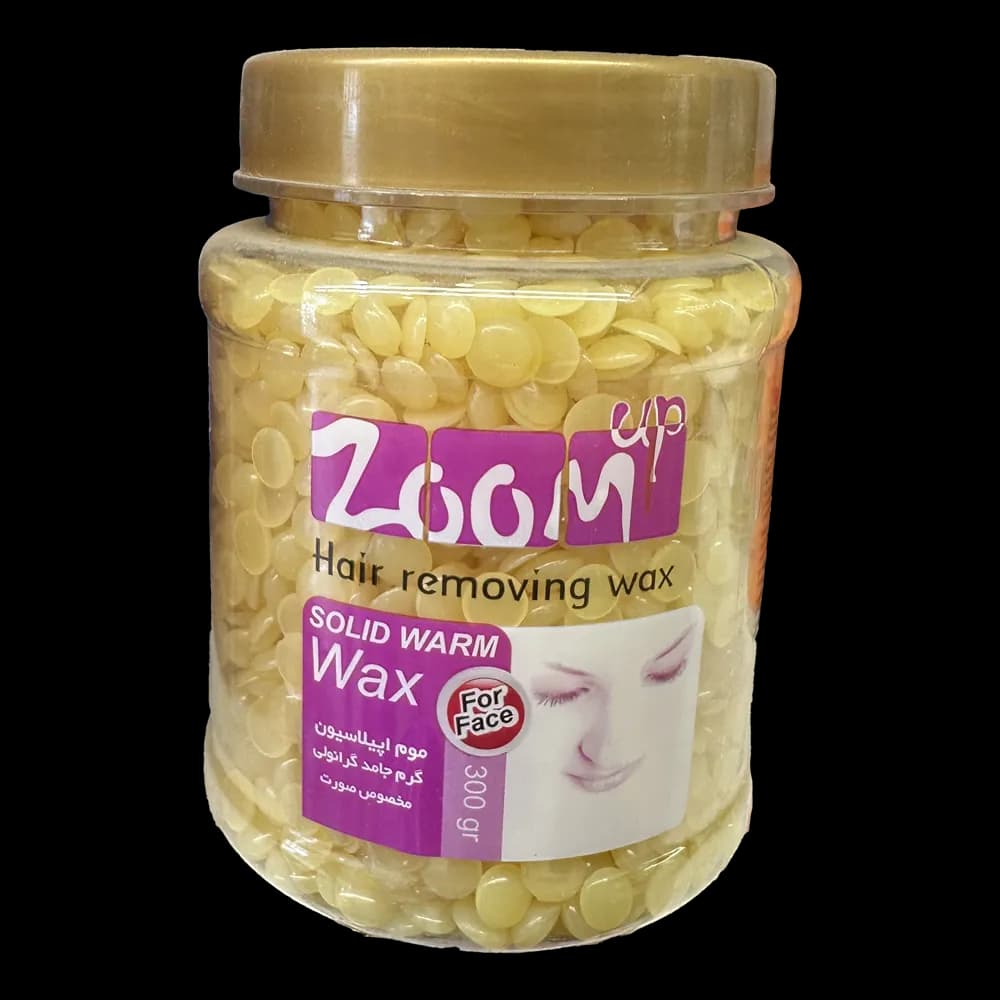 موم اپیلاسیون گرانولی Zoom Up زرد – 300 گرم | مناسب انواع مو و پوست