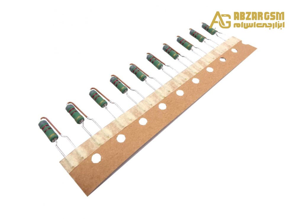 مقاومت متال اکسید 82K اهم 2W ایستاده کره ای مارک ABCO سری MORS بسته 50 تایی