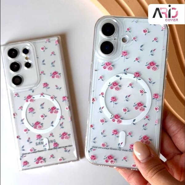 قاب گوشی ژله ای طرح گلبرگ مخصوص گوشی‌های آیفون، سامسونگ و شیائومی — تصویر ۲