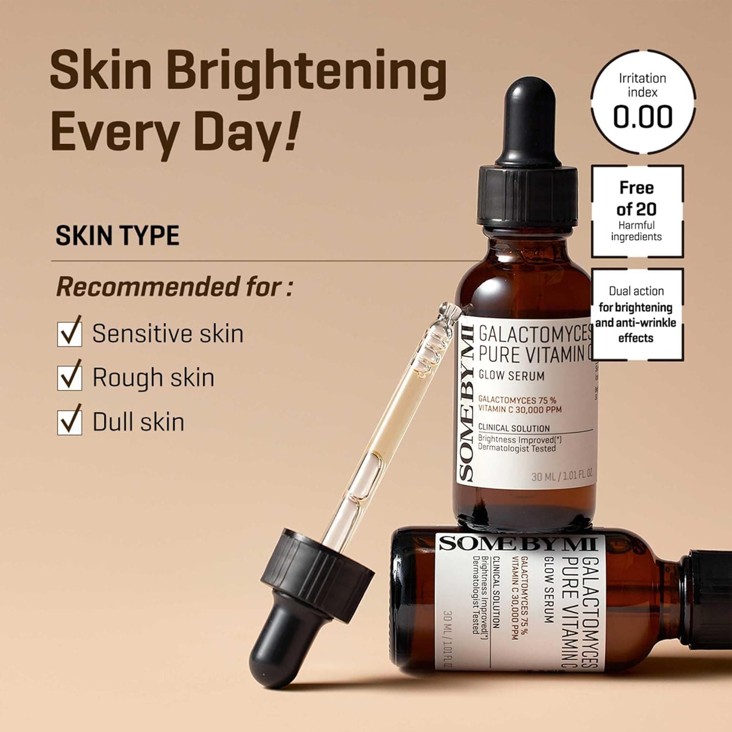 سرم روشن کننده ویتامین C سام بای می | SOME BY ME Vitamin C Glow Serum 30 ml — تصویر ۳