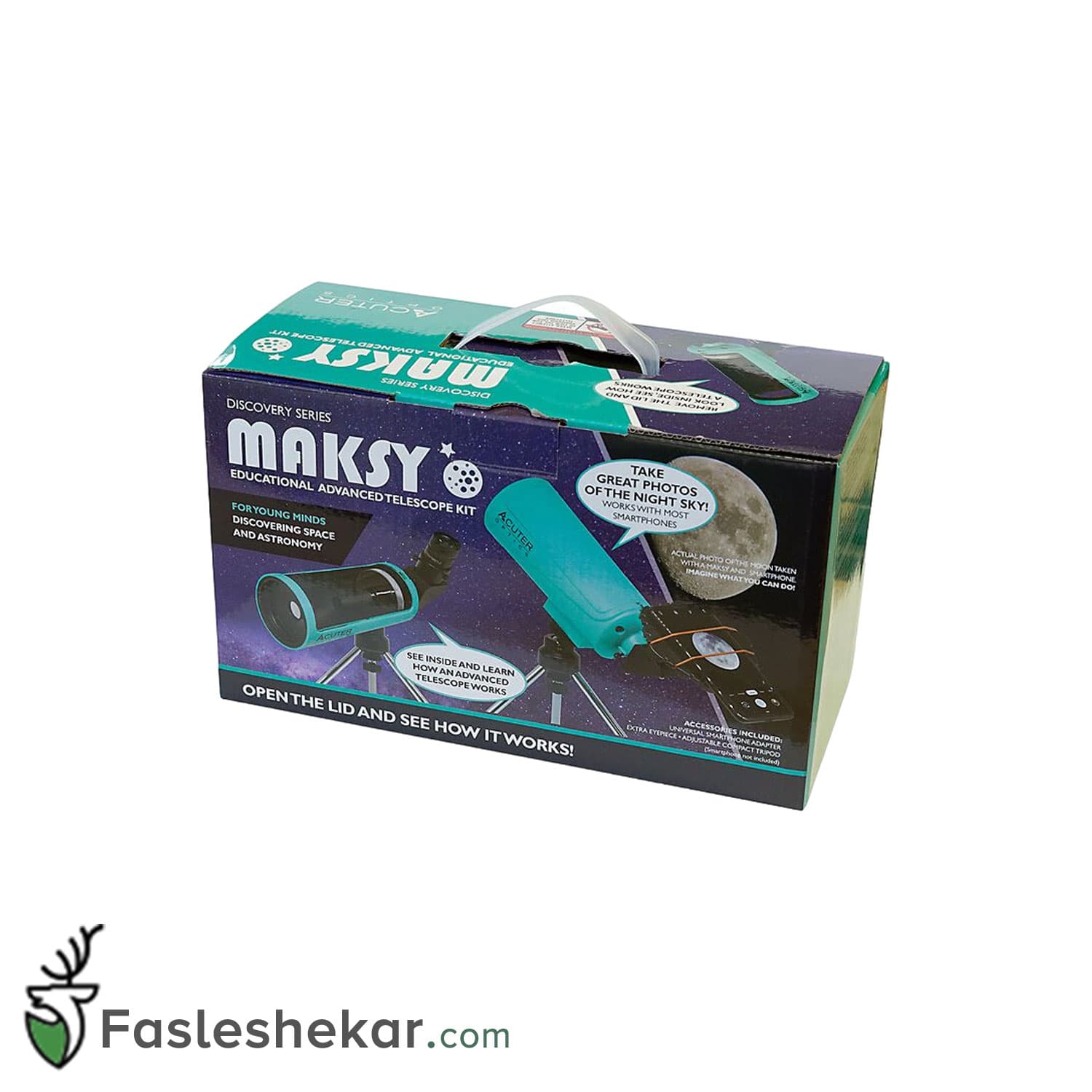 تلسکوپ ماکستوف ۶۰ میلی‌متری اکیوتر مدل Acuter Maksy 60 — تصویر ۷