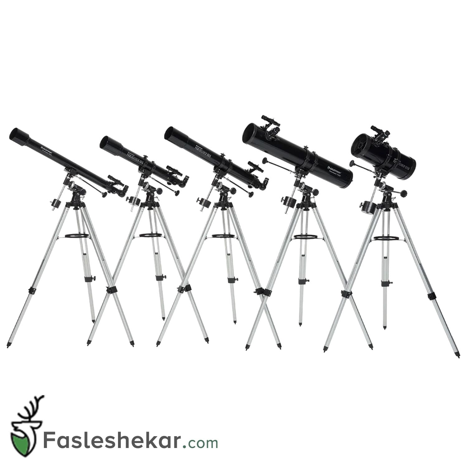 تلسکوپ شکستی 60 میلی‌متری سلسترون مدل Celectron PowerSeeker 60EQ — تصویر ۷