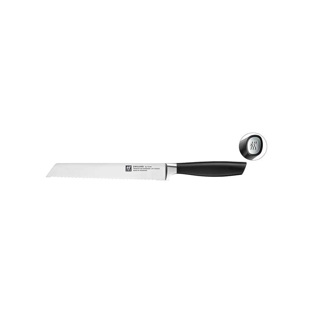 سرویس چاقو ۷ پارچه زولینگ مدل آل استار با پایه خود تیز شونده ZWILLING All Star Self Sharpening Silver — تصویر ۳