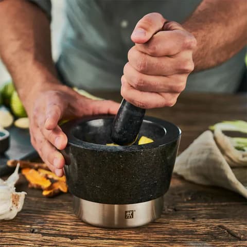 هاون گرانیتی زولینگ مدل ZWILLING Granite Mortar and Pestle — تصویر ۵