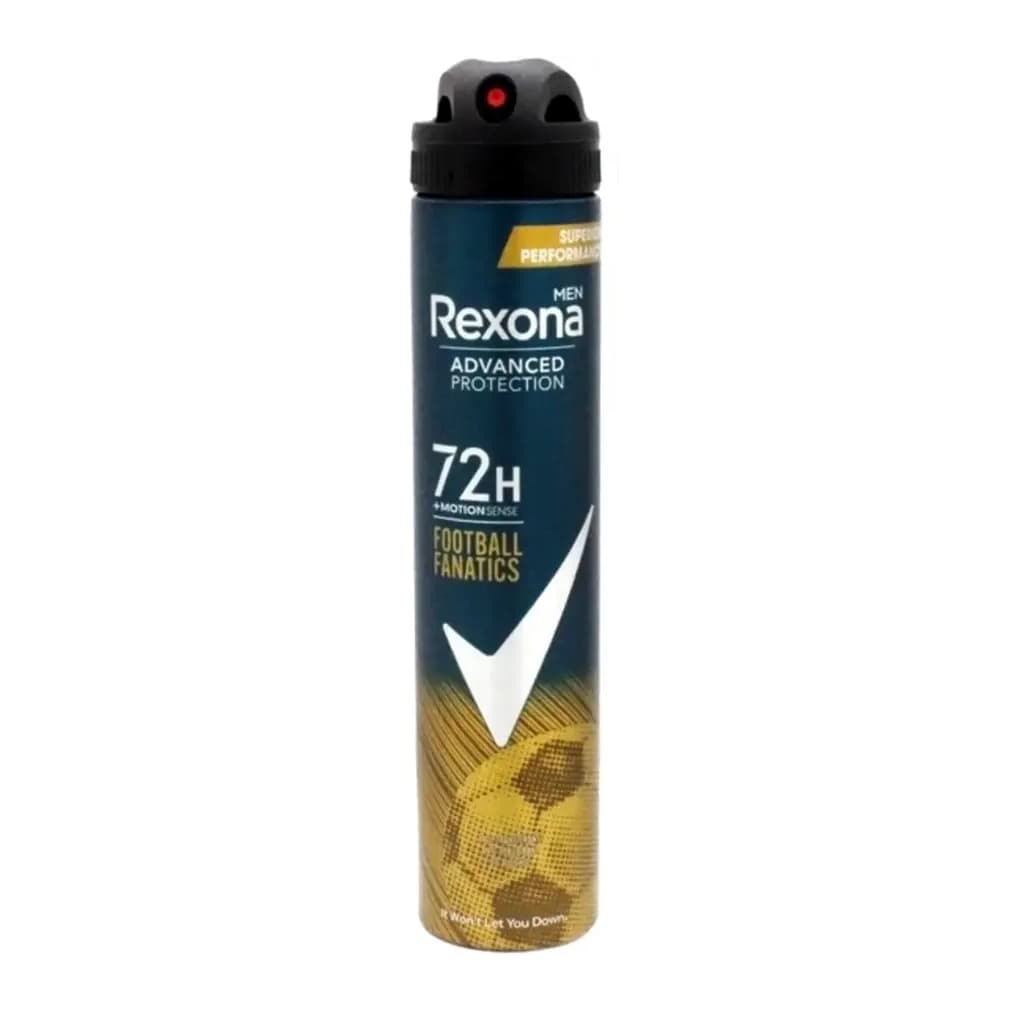 اسپری پودری مردانه رکسونا Rexona مدل FOOTBALL FANATICS حجم 200 میلی لیتر