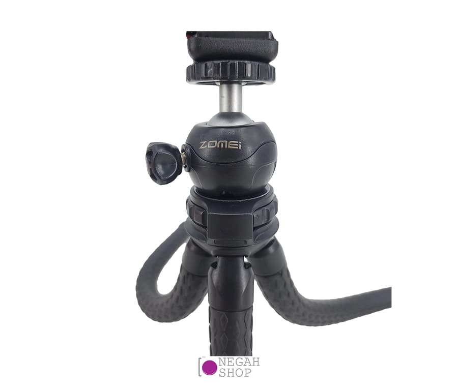 سه پایه گوریلا زومی مدل Zomei 30cm منعطف و قابل حمل مناسب موبایل، GoPro و دوربین‌های سبک — تصویر ۷