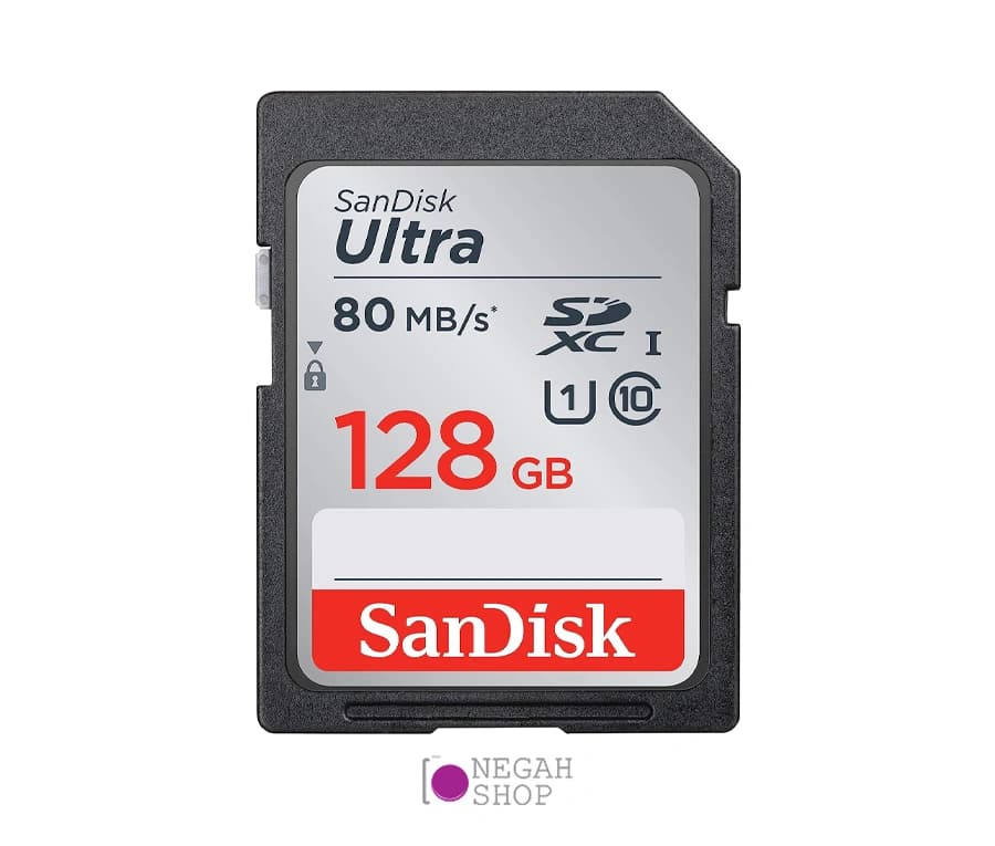 کارت حافظه SD سندیسک (SanDisk Ultra) ظرفیت 128GB سرعت 80MB/s