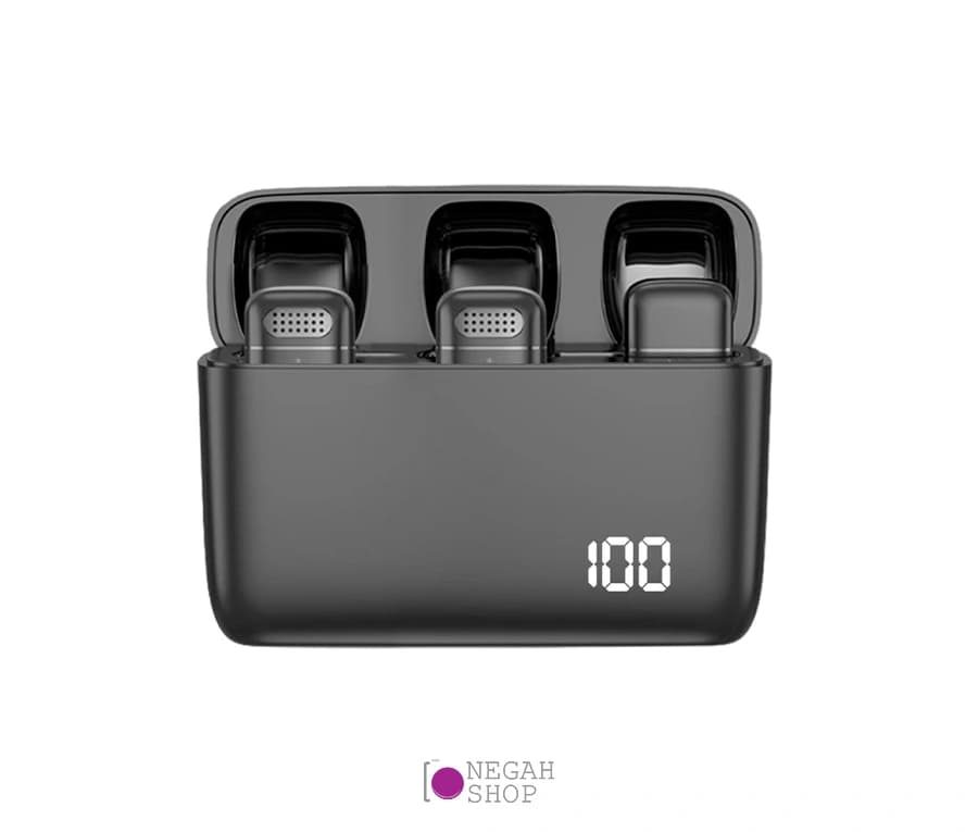 میکروفون بی سیم Luxceo M6 Lightning — تصویر ۲