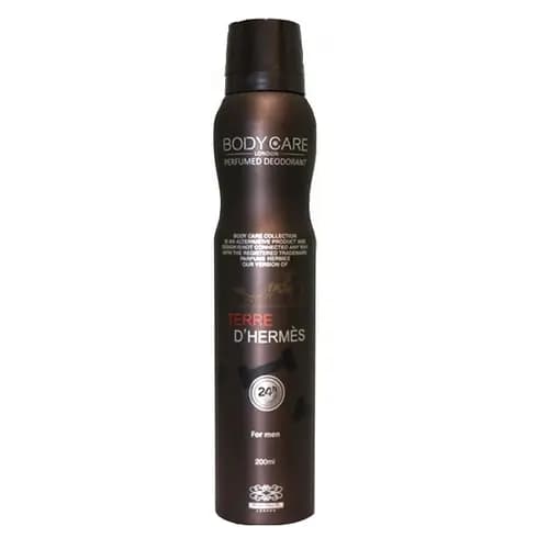 اسپری بدن مردانه بادی کر تق هرمس | Body Care Terre d’Hermès حجم ۲۰۰ میل