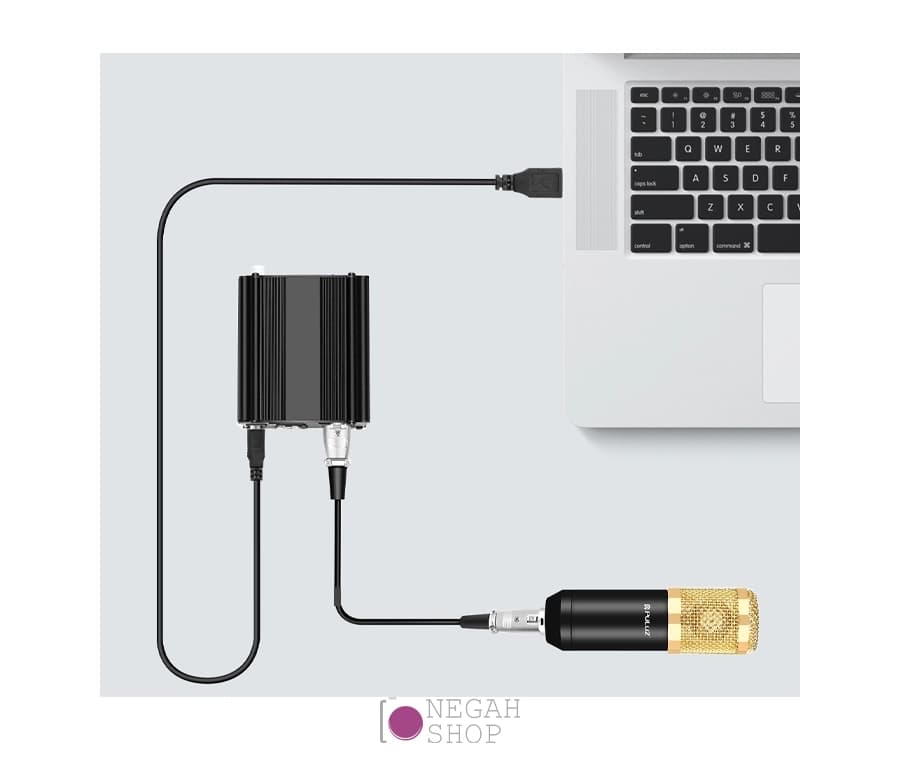فانتوم پاور Puluz مناسب برای میکروفون خازنی — تصویر ۴