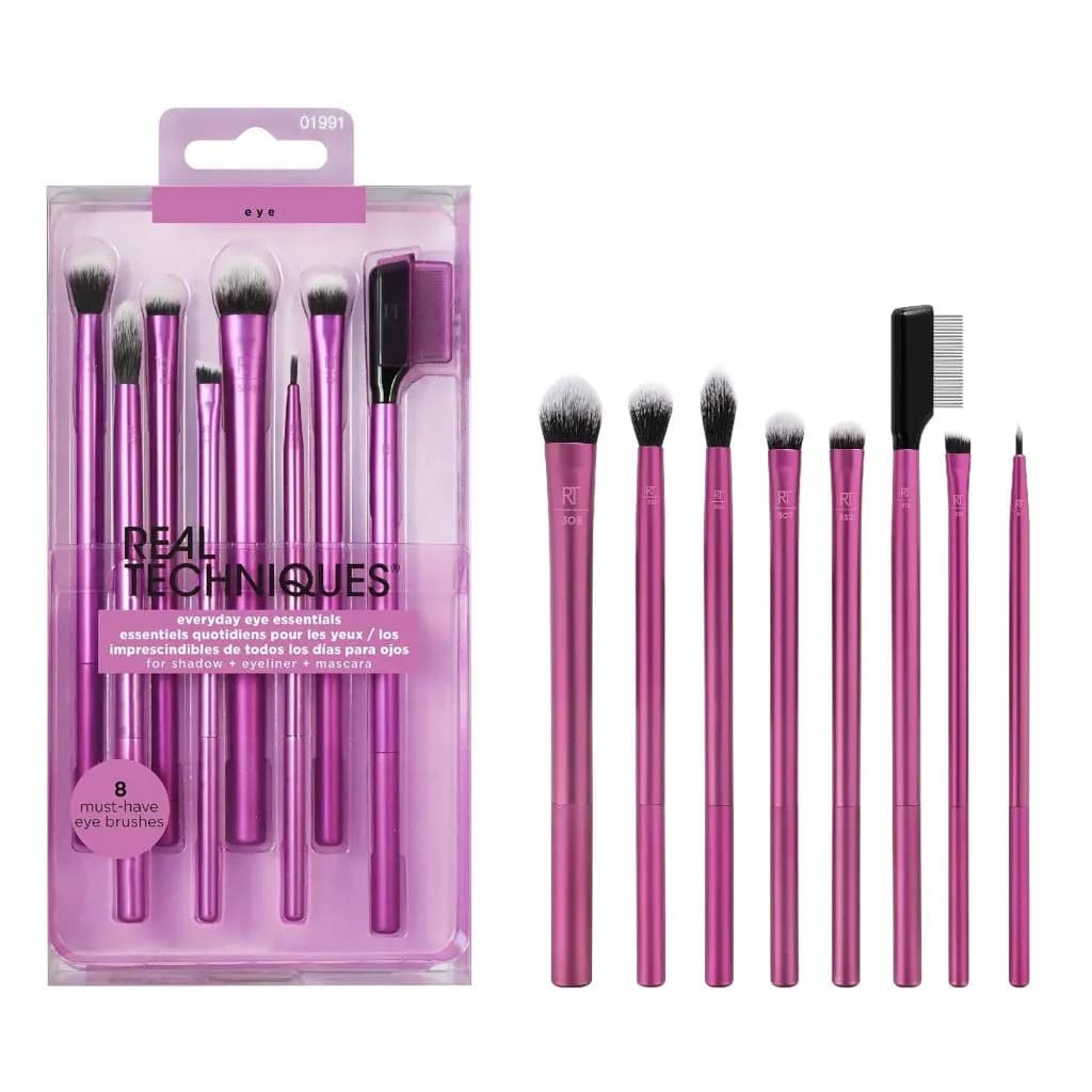 ست براش چشم ریل تکنیک ۸ عددی Everyday Eye Essentials