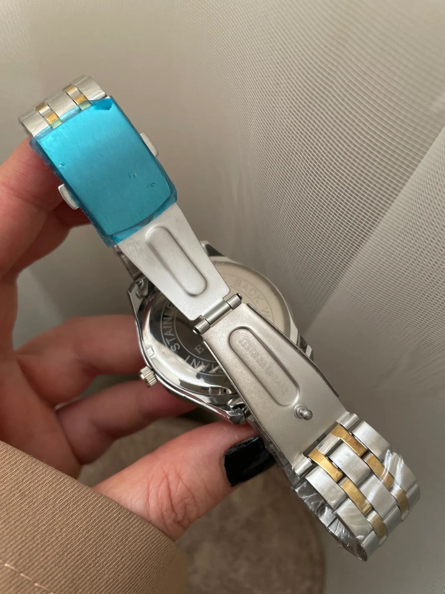 ساعت مردانه الگانس (Elegance) دو رنگ صفحه سفید