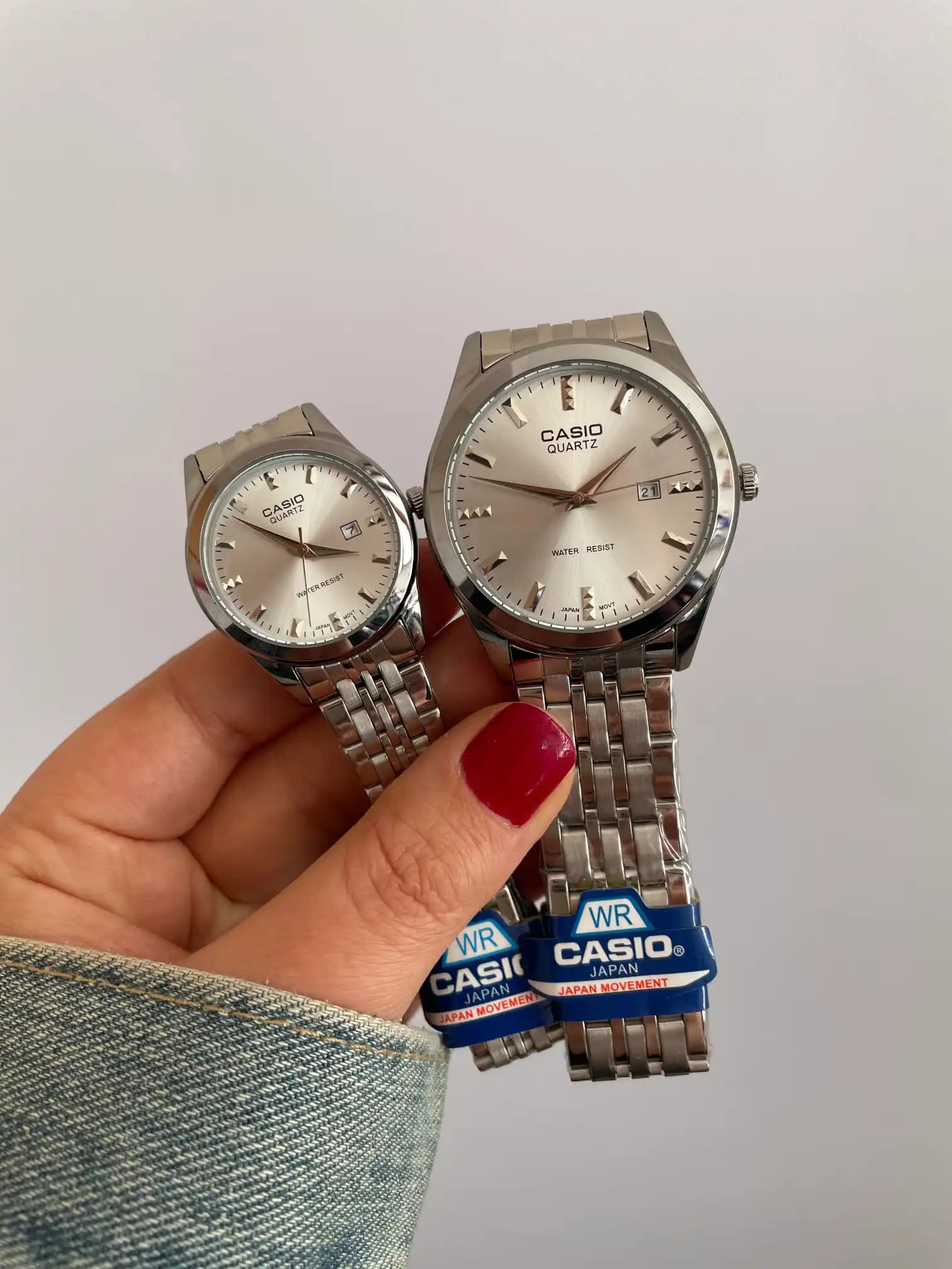 ساعت مچی کلاسیک کاسیو (Casio) مدل نقره‌ای