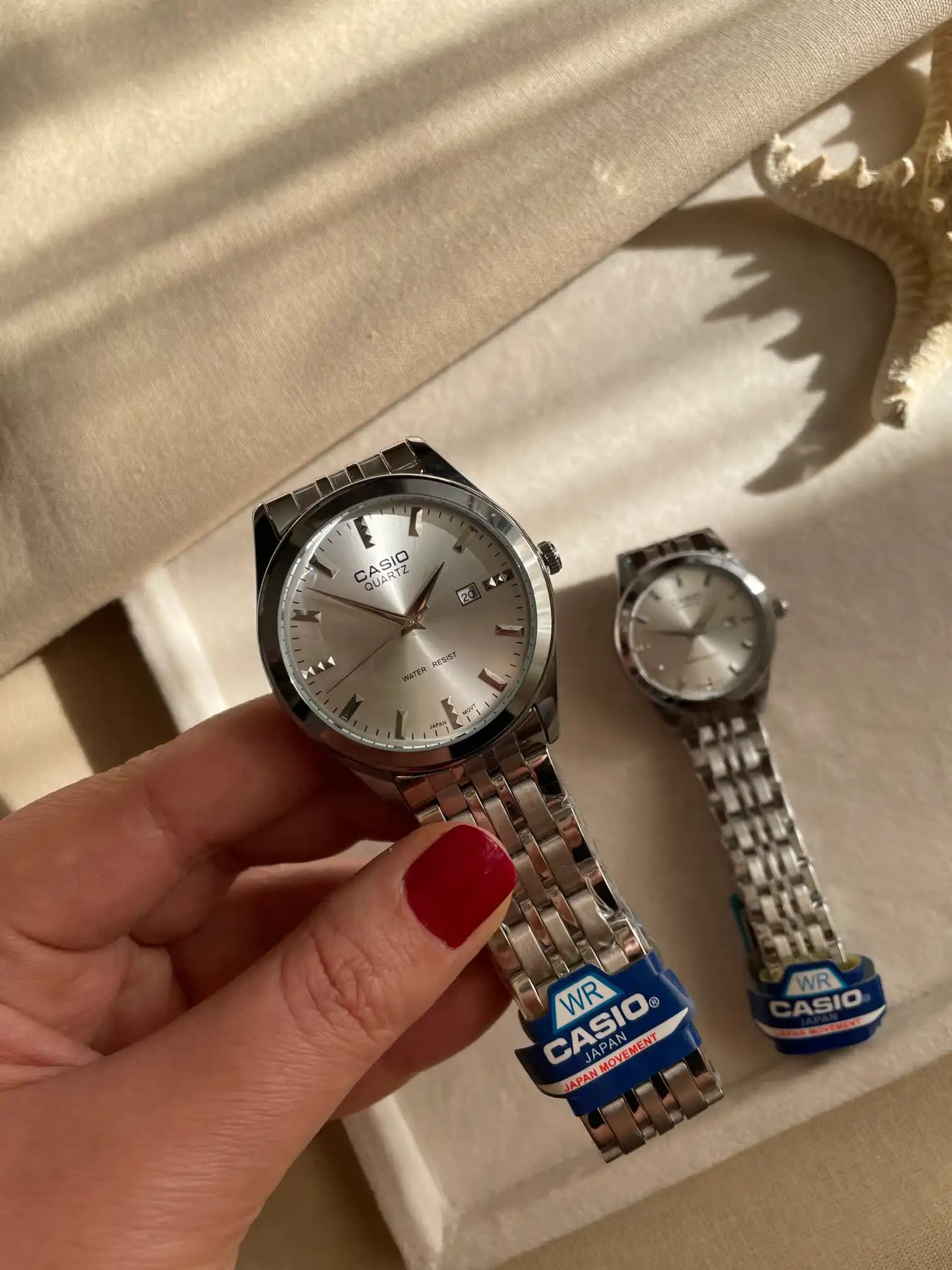 ساعت مچی کلاسیک کاسیو (Casio) مدل نقرهای — تصویر ۵